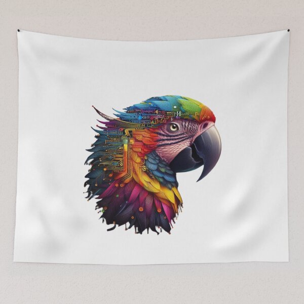 Item preview,  Where Parrots and Programming Meet  designed and sold by Sosa-art.