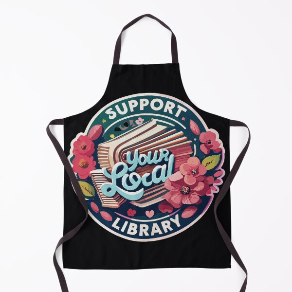 Item preview, Support Your Local Library Flowers Readers Book Lovers  designed and sold by sadedream.