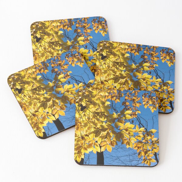 Item preview, Draped in Gold - Forest Bathing on a Glorious Autumn Day designed and sold by Georgia Mizuleva.