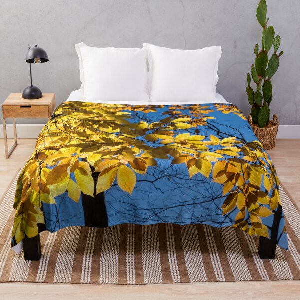 Item preview, Draped in Gold - Forest Bathing on a Glorious Autumn Day designed and sold by Georgia Mizuleva.