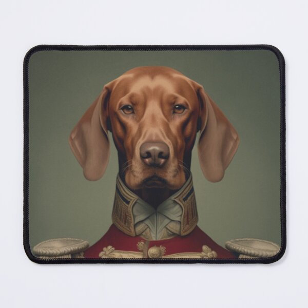 Item preview, Vizsla with royal clothes, funny dog picture, digital download, gift for dog owners, Funny Dog Picture, Vizsla art designed and sold by Specialanimal.