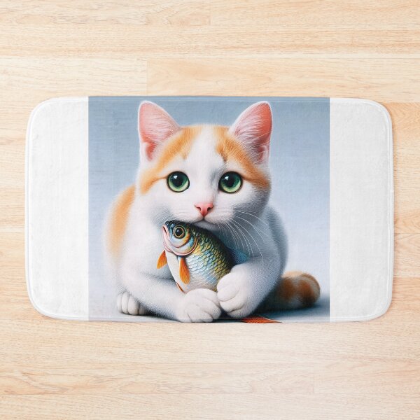 Item preview, Cat and fish.#30 designed and sold by ponggun.