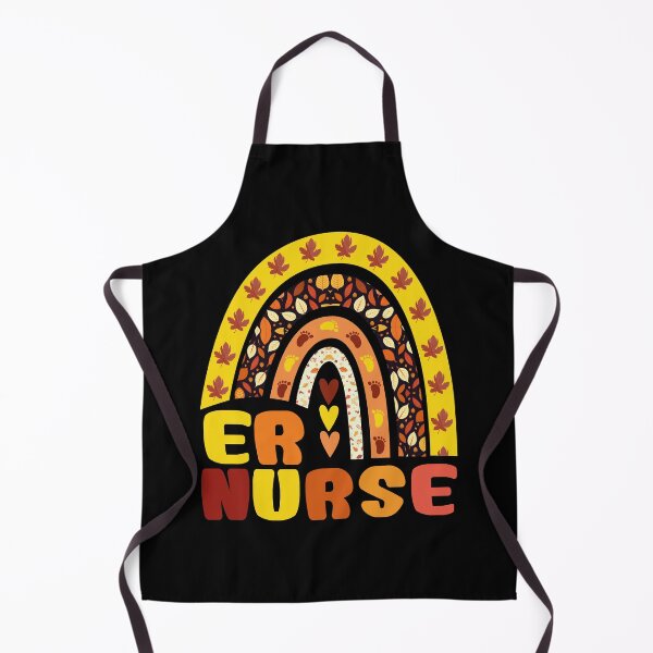 Item preview, ER Nurse Rainbow Autumn Paramedic Emergency Room Nurse Maple Leaf Fall Vibes designed and sold by Stick-Artistry.