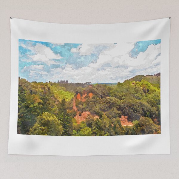 Item preview, Landscape Of Wooded Tufa Hills designed and sold by Giuseppe Cocco.