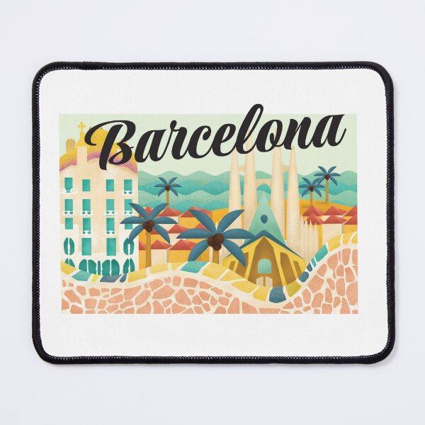 Item preview, Barcelona city postcard  designed and sold by IreneCanovi.