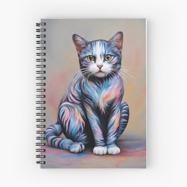 Item preview, cat colorfiul bodypaint designed and sold by pig2u.