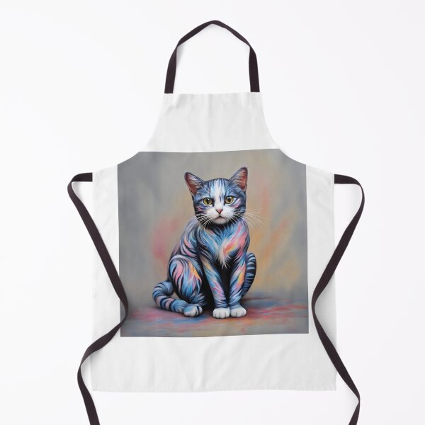 Item preview, cat colorfiul bodypaint designed and sold by pig2u.