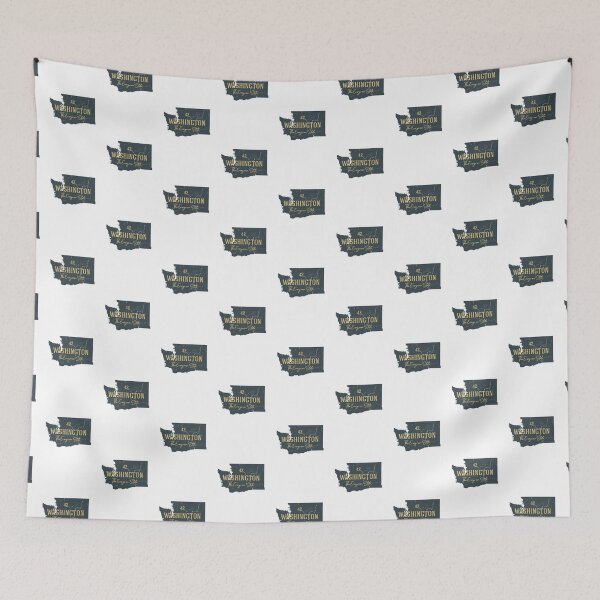 Item preview, American state map. Washington. The Evergreen State designed and sold by dk-design85.