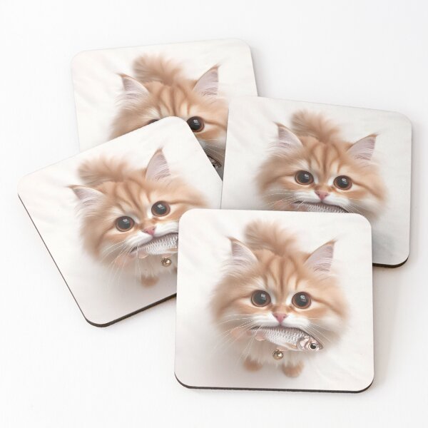 Item preview, Cat and fish.#31 designed and sold by ponggun.