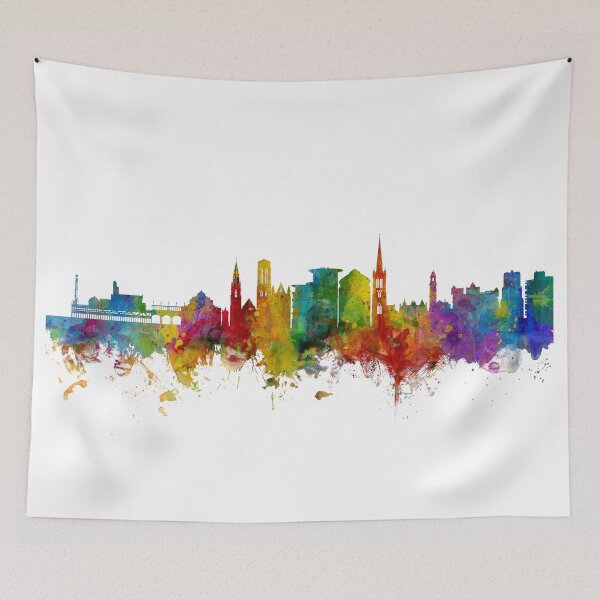 Item preview, Bournemouth England Skyline designed and sold by ArtPrints.