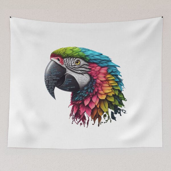 Item preview,  Where Parrots and Programming Meet  designed and sold by Sosa-art.