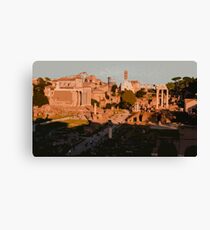 The Imperial Fora, Rome Canvas Print