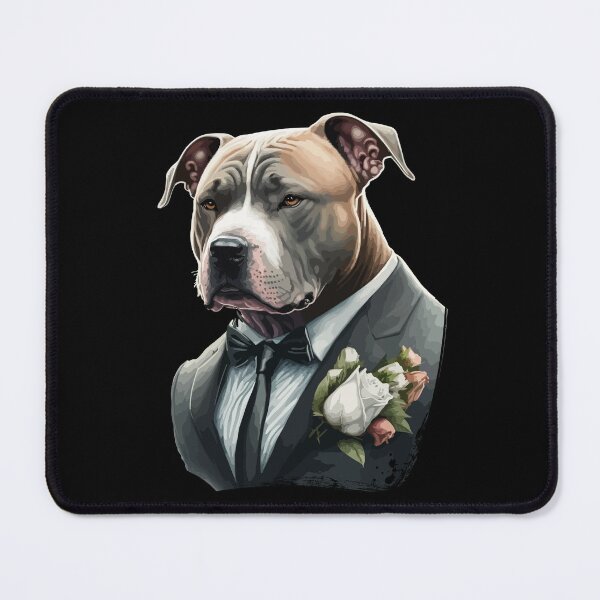 Item preview, Pitbull in Suit designed and sold by PrettyPittie Shop.