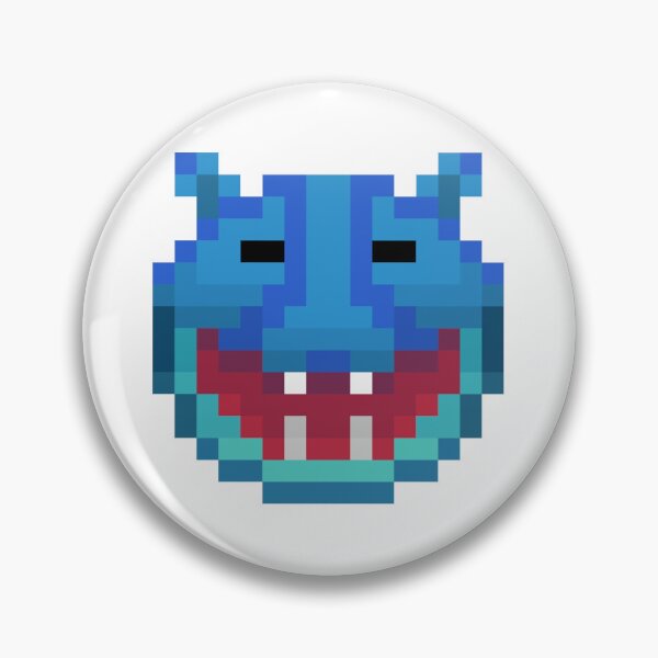 Item preview, Pixelated blue dragon face designed and sold by 16artypixels.