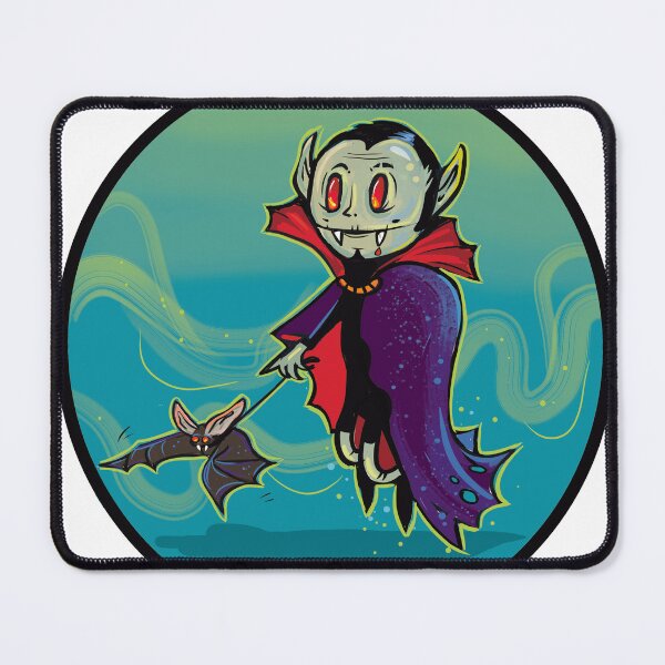 Item preview, vampire dracula walk with a bat designed and sold by Annbarass.