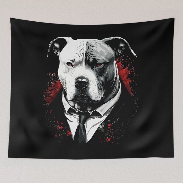 Item preview, Pitbull Mobster designed and sold by PrettyPittie Shop.