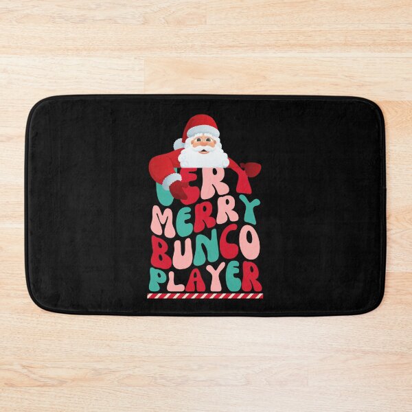 Item preview, Very Merry Bunco Player Christmas Vintage Funny Santa designed and sold by SunfullyYours.