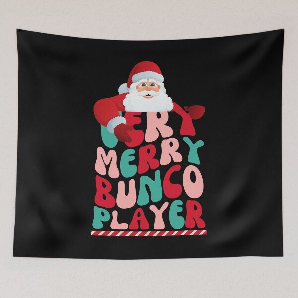 Item preview, Very Merry Bunco Player Christmas Vintage Funny Santa designed and sold by SunfullyYours.