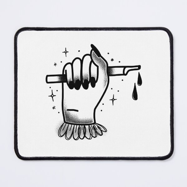 Item preview, Witchcore Boho Tattoo Power writer hand holding a pen designed and sold by jazzydevil.