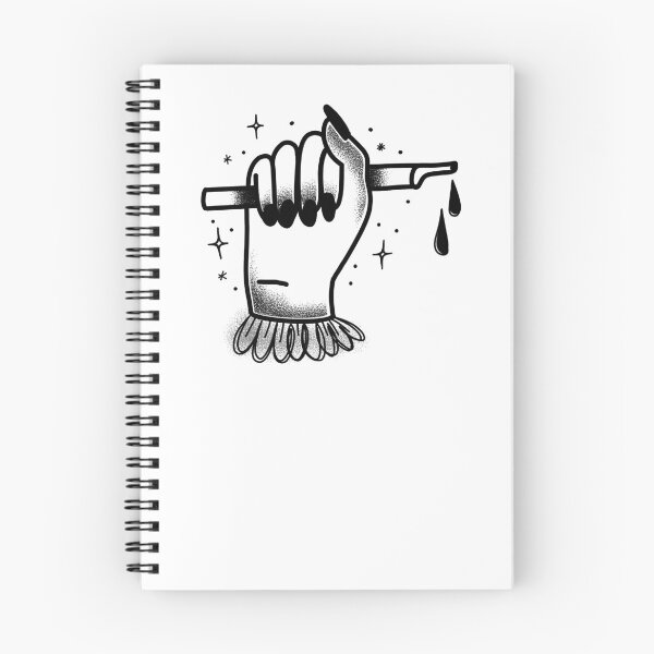Item preview, Witchcore Boho Tattoo Power writer hand holding a pen designed and sold by jazzydevil.
