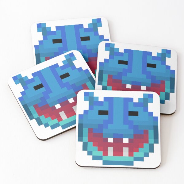 Item preview, Pixelated blue dragon face designed and sold by 16artypixels.