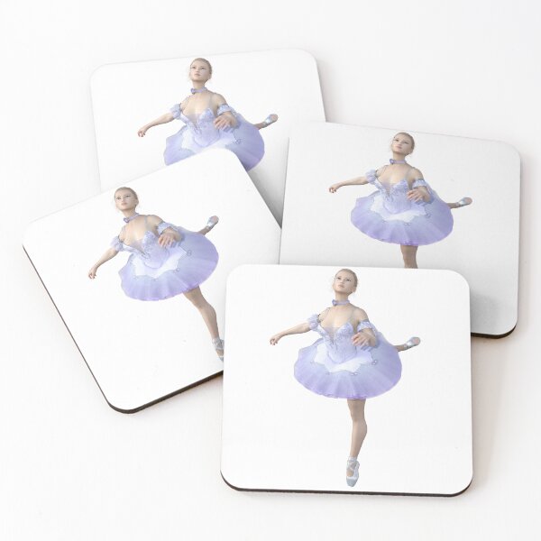 Item preview, Beautiful blonde ballerina on pointe in blue #08 designed and sold by AlluringVisions.