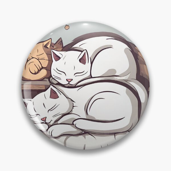 Item preview, 3 cats sleeping on the bed designed and sold by pig2u.