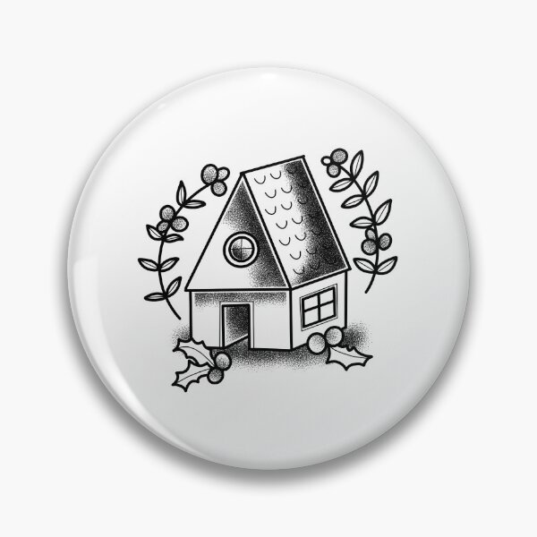 Item preview, Witchcore Boho Tattoo Christmas house designed and sold by jazzydevil.