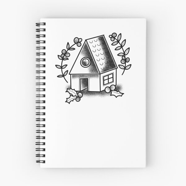 Item preview, Witchcore Boho Tattoo Christmas house designed and sold by jazzydevil.