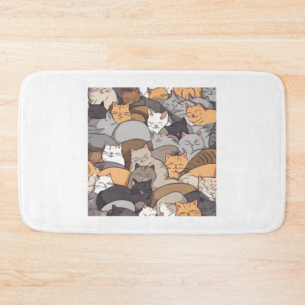 Item preview, cats sleeping  designed and sold by pig2u.