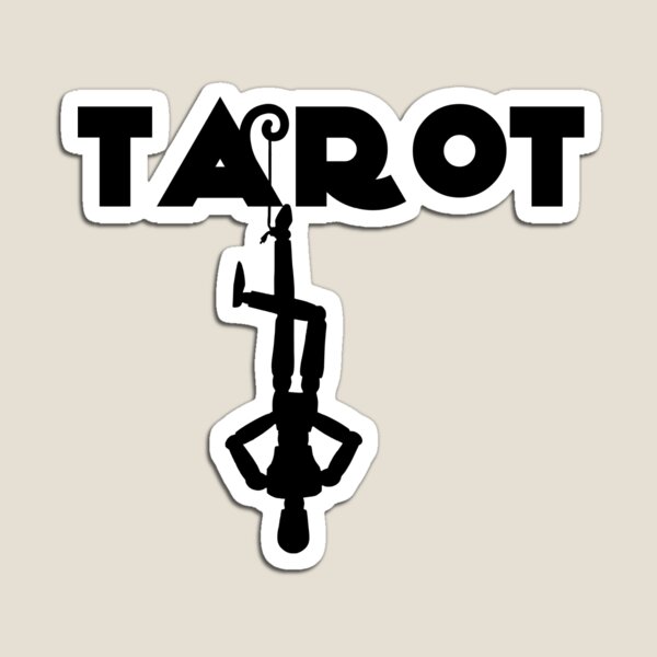 Tarot Hanged Man Fortune Teller Crystal Ball Palm Reader Magnet