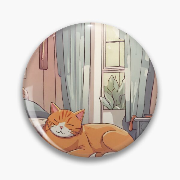 Item preview, cat sleeping  designed and sold by pig2u.