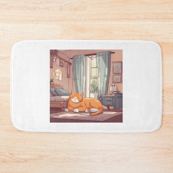 Item preview, cat sleeping  designed and sold by pig2u.