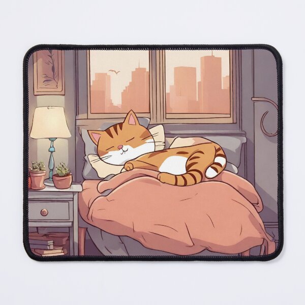 Item preview, cat sleeping  designed and sold by pig2u.