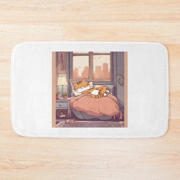 Item preview, cat sleeping  designed and sold by pig2u.