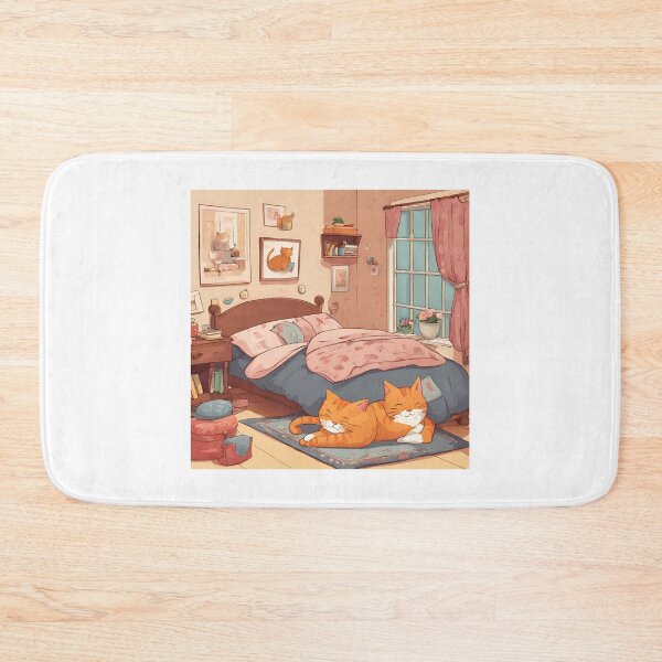 Item preview, cats sleeping  designed and sold by pig2u.