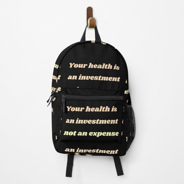 Item preview, YOUR HEALTH IS INVESTMENT NOT AN EXPENSE designed and sold by QBEKART.