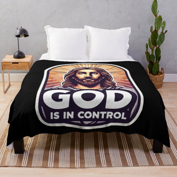 Item preview, God Is In Control designed and sold by plushism.