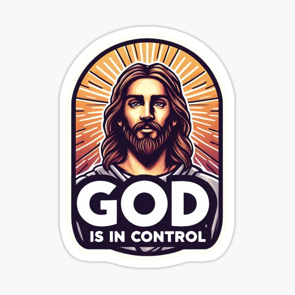 God is in Control Religious Stickers (10-Sheet) - Encouraging Colorful –  New8Store