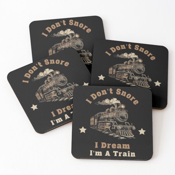 Item preview, I Don't Snore I Dream I'm A Train Funny Vintage Trains Lover designed and sold by Graphica Store.