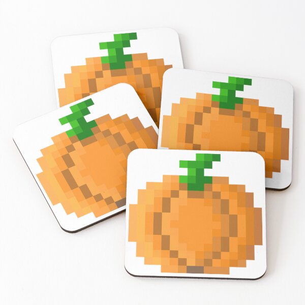 Item preview, Pixelated pumpkin image designed and sold by 16artypixels.