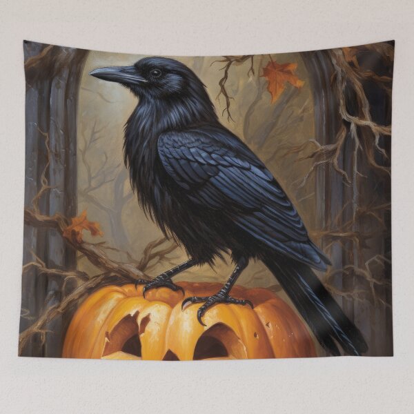 Item preview, Raven's Halloween Vigil designed and sold by VisionDuke.