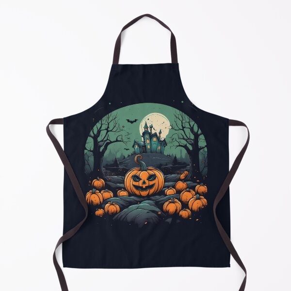 Item preview, Haunted Pumpkin Castle Halloween designed and sold by Bratak.