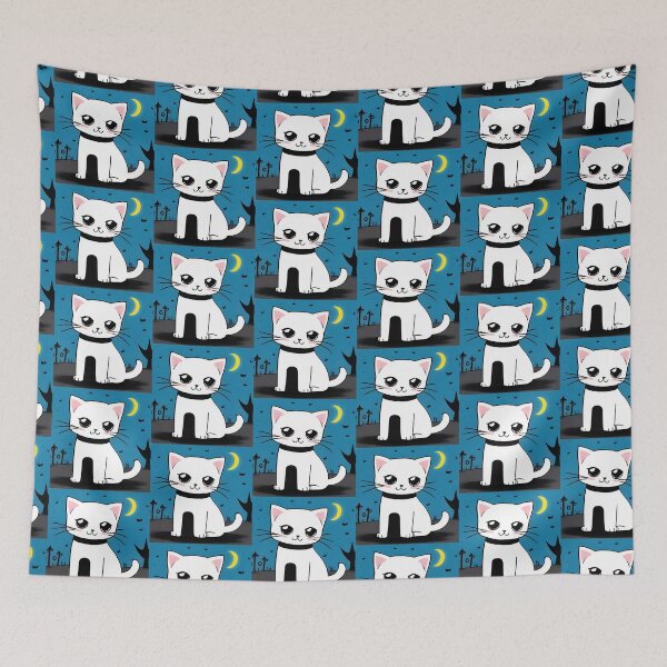 Item preview, Spooky Cartoon Kitty designed and sold by Robhilton99.