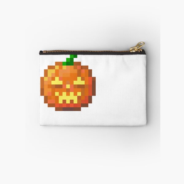 Item preview, Pixelated Halloween pumpkin image designed and sold by 16artypixels.