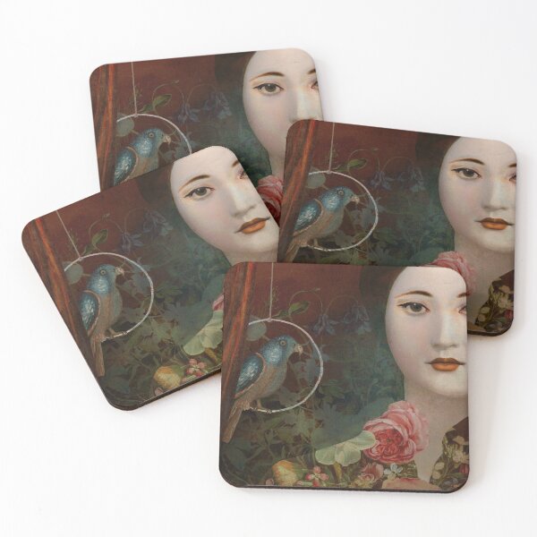 Item preview, Girl with Parrot designed and sold by Catrin Welz-Stein.