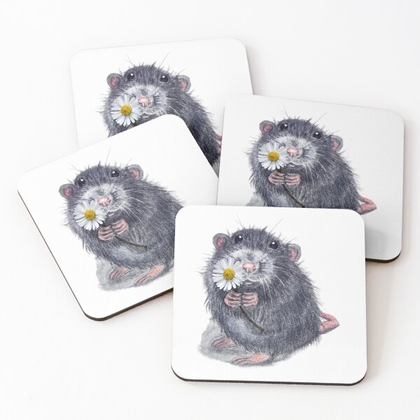 Item preview, Rat with daisies designed and sold by wernertpicture.