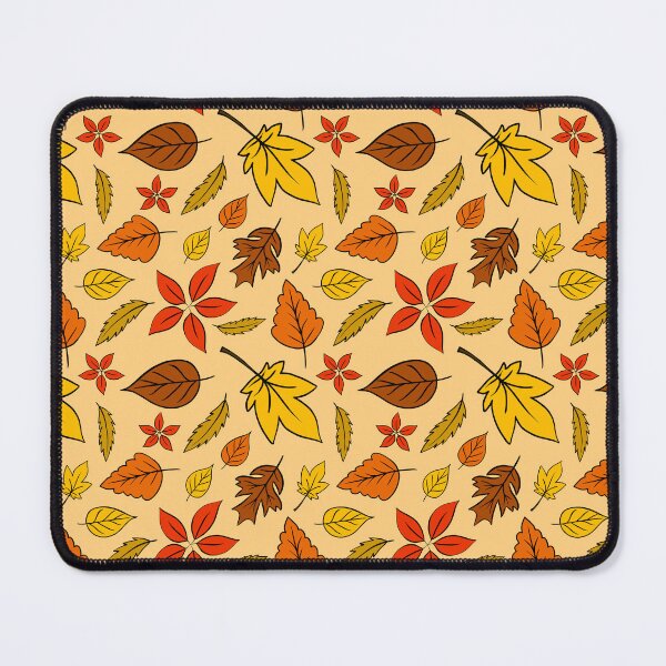 Item preview, Autumn Fall Leaves Flowing Seamless Repeat Pattern - Cream / Light Yellow Backdrop designed and sold by SemDesigns1.