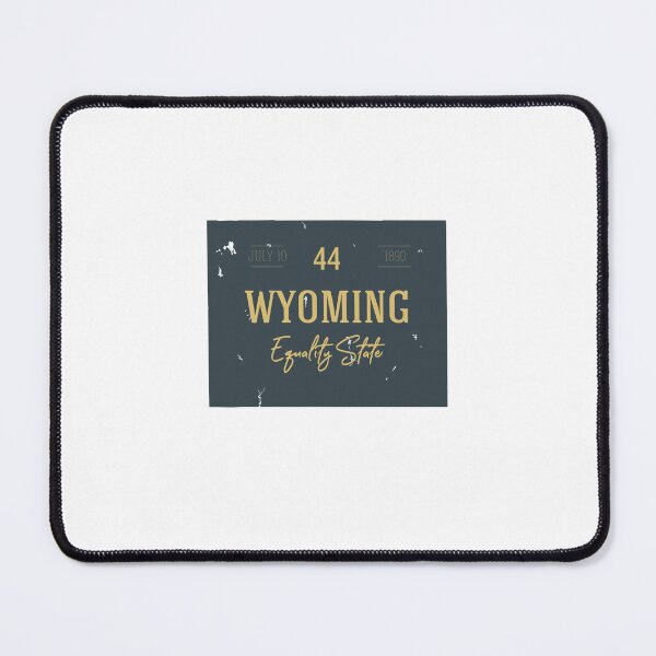 Item preview, American state map. Wyoming. Equality State designed and sold by dk-design85.