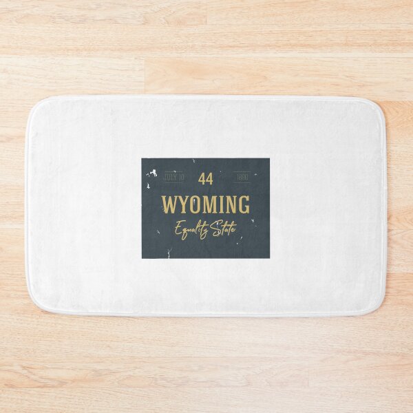 Item preview, American state map. Wyoming. Equality State designed and sold by dk-design85.